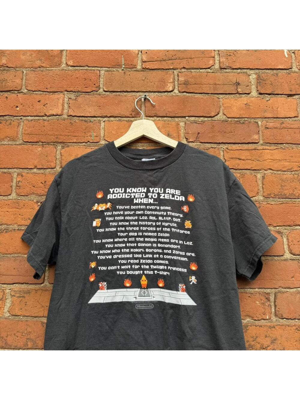 Vintage you know your addicted to Zelda when t shirt 2005 L
